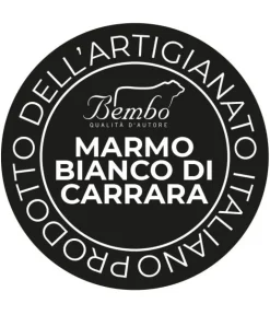 Mortaio in Marmo Bianco di Carrara - Modello Genovese - 16 cm