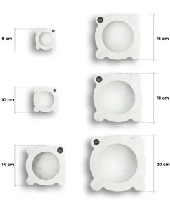 Mortaio in Marmo Bianco di Carrara - Modello Genovese - 18 cm